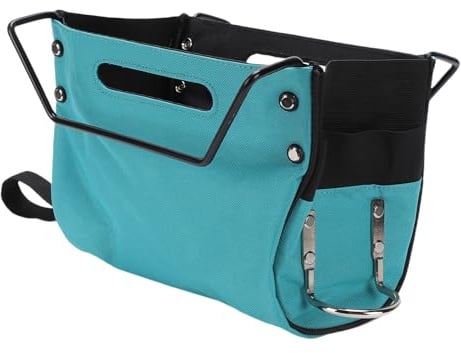 Ejoyous Sacoche à Outils pour échelle, Support de Rangement pour échelle Escabeau avec Multiples Poches et Passant pour Marteau en Tissu Oxford 600D, pour échelles Escabeaux et Outils