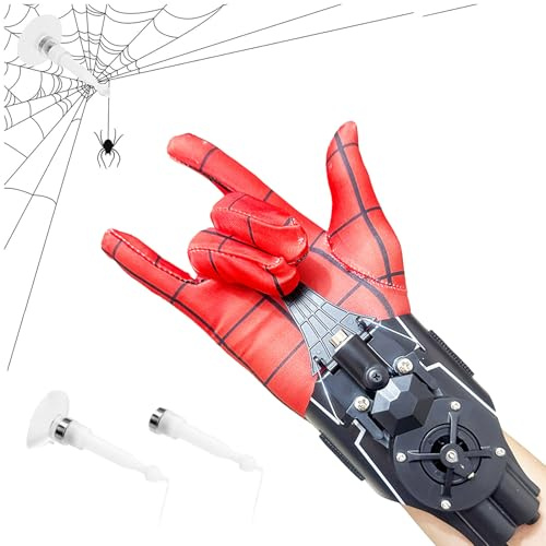 LKLNKVL Seilwerfer, Automatische Seilrückführung, Web Launcher als Hommage an Spider-Man, Spinnennetz-Shooter von Peter Parker, perfekt for Cosplay, Halloween und mehr