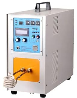Calentador de inducción alta frecuencia 15KW, horno enfriamiento, fusión, soldador hierro, tratamiento térmico, forja Operación fácil(15KW)