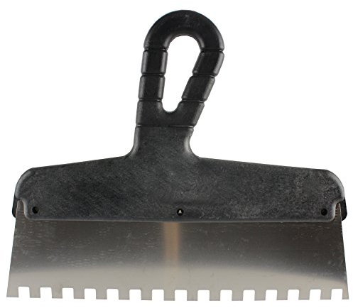 MKK - 19797-002 - Zahnspachtel Kleberspachtel Zahnkelle Größe 150 mm 8x8 mm