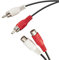 AV extension cable RCA Stereo Audio Extension Cable 2RCA Male to 2RCA Female Audio Extension Cable Red/White Connectors,6FT