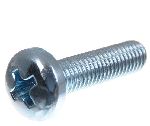 SECCARO Linsenschraube M5 x 20 mm, Stahl verzinkt, DIN 7985 / ISO 7045, Kreuzschlitz (PH), 20 Stück