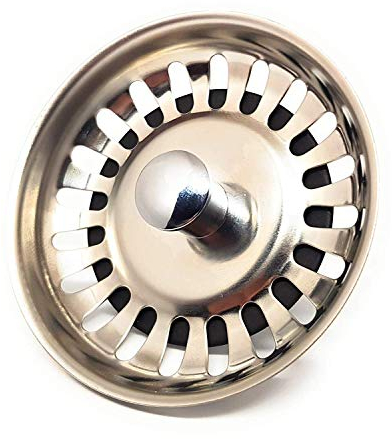 DigitalTech® - Colador Rejilla Universal para Fregadero de Acero Inoxidable. Tapón para desagüe.
