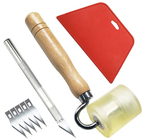 Wallpaper Smoothing Tool with Seam Roller for Contact Paper Adhesive Vinyl