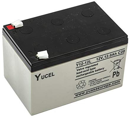Yucel/Yuasa Y12-12 Sealed Lead Acid Battery 12v 12ah Pride GoGo Elite Traveller Mobility Scooter