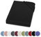 sleepling Biber Spannbetttuch, Feinbiber Spannbettlaken, Made in Germany, 100% Baumwolle, Matratzen bis 23 cm Höhe, Rundum Gummizug, Ökotex, waschbar 60 Grad, 140 x 200, schwarz