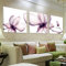 Lilac Fower Shop Decorative Wall Painting Wohnzimmer Sofa Hintergrund Wandmalerei Triptychon Bilderrahmen Schlafzimmer Nacht Malerei