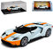 Greenlight Ford GT Blau mit Orange Heritage Gulf Oil Edition 2019 1/43 Modell Auto
