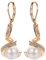 Vissen Boucles d'oreilles Pendantes Femme Perles Plaqué or Dormeuses Boucle oreille Pour Femme Fille Bijoux Cadeau