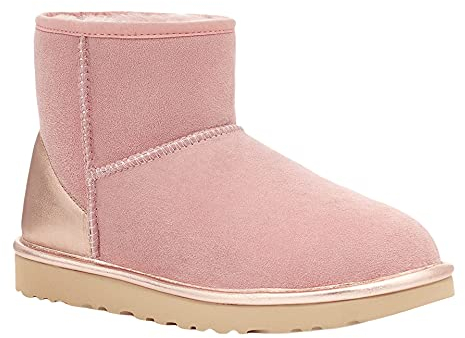 UGG Classic Mini Shine modische Damen-Boots, Shell, 36 EU