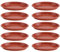 Cabilock 10 Stücke Ton Blumentopf Untersetzer Terracotta Runde Pflanzentopf Untertasse Terrakotta Pflanztopf Unterteller für Pflanzkübel Blumenkübel Tablett Blumenkasten Balkonkasten