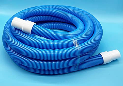 Manguera para Limpiafondos de Piscina 38mm | Manguera con 2 Terminales | Manguera Estándar Limpiafondos | PoolIberica (15 Metros)