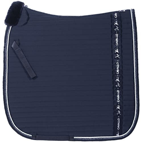 Cavallo HILJA (Schabracke) Horsefashion darkblue - Ingrid Klimke 21, Größe:DR
