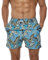 Aisprts Maillot de Bain Homme Short de Bain Respirant à Séchage Rapide avec 3 Poches Short de Plage Homme avec Doublure en Maille et Cordon de Serrage Réglable, T2 Feuilles de Palmier, XXL