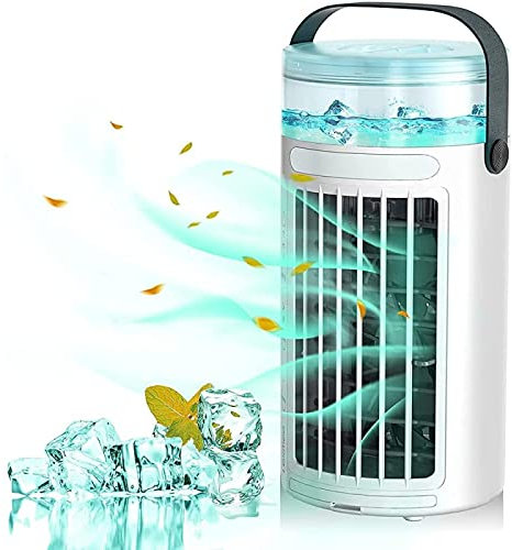 Cubo Raffreddamento - Funzionamento Silenzioso Condizionatore Deumidificatore Portatile, Basso Consumo Energetico Climatizzatore Senza Tubo - per Dell'Ufficio Domestico