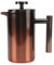 Coffee Press, Caffettiera, French Press Coffee Maker, 304 Stainless Steel Heatable Coffee Press with Filter Double Layer Coffee Machines Metal Cafetiere for Bar (350ml)