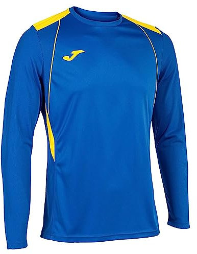 Joma Herren Championship Vii Langarm-T Shirt, Königsblau Gelb, XXL