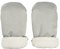 BÉABA, Fäustlinge/Handschuhe/Schutzhandschuhe für Kinderwagen, Regen-/Schneeschutz, Reißverschluss, Ultrawarm, Weich, Fleece gefüttert, Winddicht, Wasserdicht, Atmungsaktiv, Grau meliert