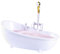 JOINPAYA Mini Bathtub Cup Cocktail Glass: 8.84X3.73X2inch 300ml Beer & Wine Cup Martini Tumbler Cold Tub Bar Glasses Funny Drinking for Party Bar