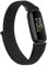 Oumida Armband Kompatibel mit Fitbit Inspire 3 Armband für Damen Herren, Nylon Armbänder Flexibles Verstellbarer Ersatzarmband mit Klettverschluss für Fitbit Inspire 3 Uhrenarmband, Schwarz