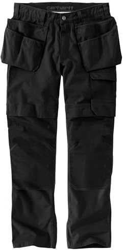 Carhartt Herren Work Utility Pants Relaxed Straight Steel Rugged Flex™ Ripstop Double-Front Cargo Multi-Pocket Work Pant