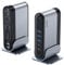 Baseus 17 in 1 Docking Station USB C 3 Monitore 4K@60Hz USB Hub Adapter mit 2 HDMI, DisplayPort, 3 USB-A3.0 5Gbps, 2 USB-C3.0, PD 100W, Gigabit Ethernet für HP/Lenovo/Dell/MacBook/Surface Laptop