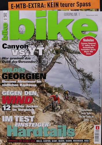 Bike 4/2024 Im Test Einsteiger-Hardtails