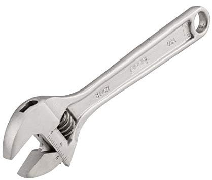 SuperGift.com 12 Adjustable Wrench, Extra Wide Adjustable Spanner, Precise Jaw Design Grips Tight, Plumbing Wrench, Hand Tools (12Inch Wrench Adjustable)