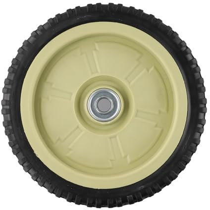 Wheel For All Common Lawn Mowers, Puncture Proof Replacement Rubber Tyre, lawn mower wheels, front and rear wheels, 19.5cm