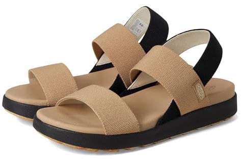 KEEN Women's Elle Backstrap Slingback Sandals, Cornstalk Black, 6.5 UK