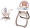 Smoby - Baby Nurse Puppenwagen mit Verdeck - Griffhöhe: 58 cm & Baby Nurse Puppenhochstuhl – Puppenstuhl mit Teller und Löffel, Puppen-Zubehör für Puppen bis 42 cm, für Kinder ab 18 Monaten