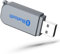 QOFOWIN Adaptador USB a Bluetooth, receptor de audio inalámbrico de 3,5 mm, Bluetooth 5.3, adaptador de música para sistema de sonido estéreo de coche, HomeStereo, Speskers portátiles, (H222-gris