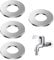 Toiletten-Flanschdeckel, Toilettenschlauch-Abdeckung, Abdeckung für Duscharmatur, Wappenring, Duschrosette, Abdeckung für Duschschlauch, Sanitär-Abdeckung