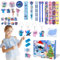 Adventskalender 2024 Kinder, Anime Schreibwaren Weihnachtskalender Geschenk mit Schulsachen Schlüsselanhänger Spielzeug, Jungen Mädchen Weihnachten Countdown Geschenk Kalender Kunst & Handwerk Set