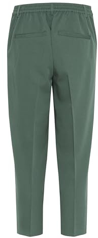 KAFFE Hose KAsakura Damen Hose 3/4 Capri Casual Arbeitshose Gerades Bein Freizeithose High Waist Caprihose 40, Garden Topiary