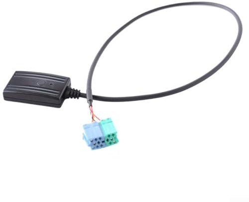 PETSTIBLE Geeignet für Porsche Becker CD AUX Musik Adapter, kompatibler BT Audio Receiver AUX Eingang Audiokabeladapter für Becker Radios