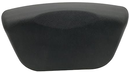 Healeved Badewannenkissen Schwarz - Ergonomisches KopfstüTzkissen FüR Nacken RüCken Und Schultern Mit Rutschfesten SaugnäPfen Ideal FüR Entspannung Im Bad