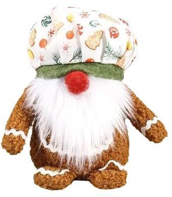 Weihnachtswichtel Figuren, Weihnachtsdeko Wichtel, 16cm Lebkuchen Wichtel Puppe, Wichtel Kuscheltier Weihnachten
