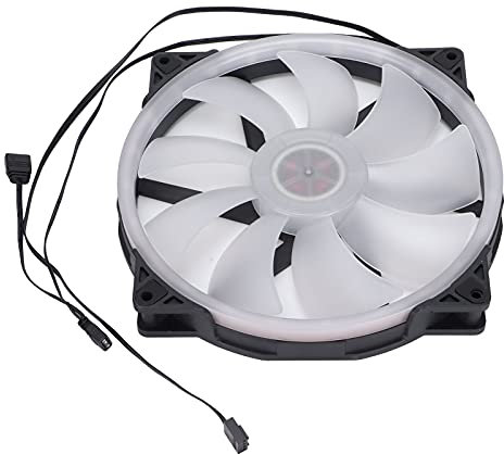 Case Fans Large Air Volume ARGB Light Synchronization Hydraulic Bearing Silent Low Noise 200mm 4PIN PWM 5V Computer Fan