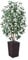 VeriNatural Ficus Artificial 150 cm Planta Artificial Grande - Árbol Decorativo Realista con Hojas de Seda, Tronco Natural y Maceta Marrón- Ideal para Hogar Jardín Oficina, Interior y Exterior, VN129