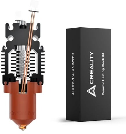 Creality Ender 3 V3 SE/KE Hotend, Ender 3 V3 KE Keramik-Heizblock-Kit mit Schnellwechseldüse, Zubehör-Upgrade-Hotend-Kit für 3D-Drucker (bis 300 °C) und 600 mm/s Druckgeschwindigkeit