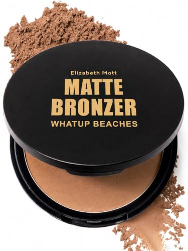 Elizabeth Mott Whatup Beaches Matte Bronzer Powder, 10g