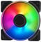 Fractal Design Prisma AL,12 – 120mm Ventilador de computadora , PWM Control , Seis LED RGB direccionables , Optimizado para una alta ventilación , LLS Rodamientos , TripWire Technology , RGB (1,pack)