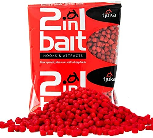 Fjuka 2in1 Original - 5mm Hook Bait. The soft feed pellet & attractant (red)
