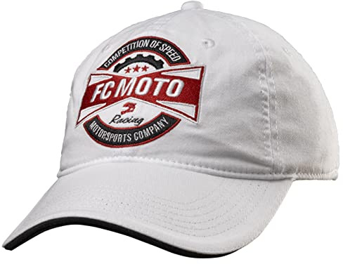 FC-Moto FCM-Fan Kappe, weiß, Einheitsgröße