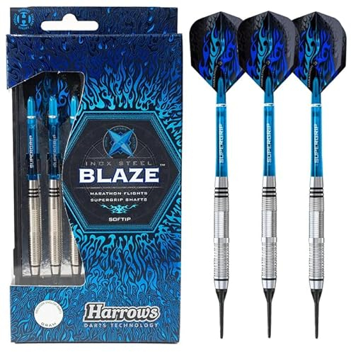 Harrows Blaze Dartpfeile 18GR Nylon Spitze (verschiedene Stile) B
