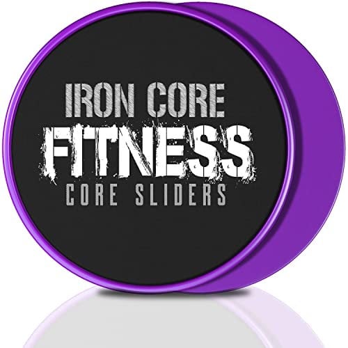 Core Sliders Workout Sliders Discs Fitness Gliding for Exercise. (Power Purple)