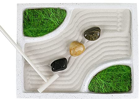 Gift Republic Zen Garden Grow Kit with Seeds, White, GR452148