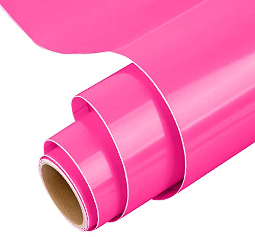 IModeur Bright Red Permanent Vinyl for Cricut, 12 x 5 Ft Permanent Vinyl Roll for Cricut, Silhouette & Cameo, Vinyl for Mug, Cup, Window & Home Decal, and other DIY projects