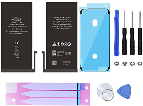 KIT Batterie pour IPHONE 7 Plus (Joint Noir)